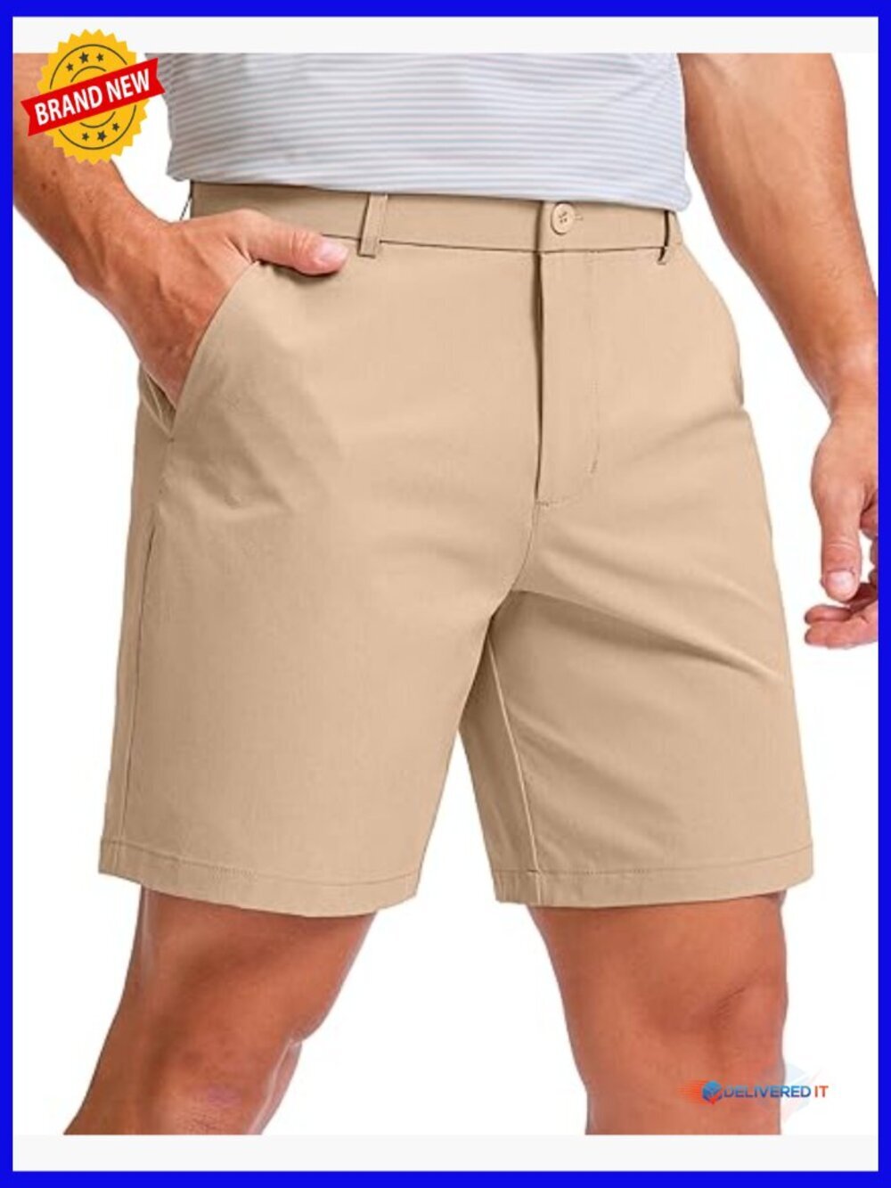 Men's Golf Shorts 7/9/11 Inseam Stretch Quick Dry Cargo Hybrid Shorts